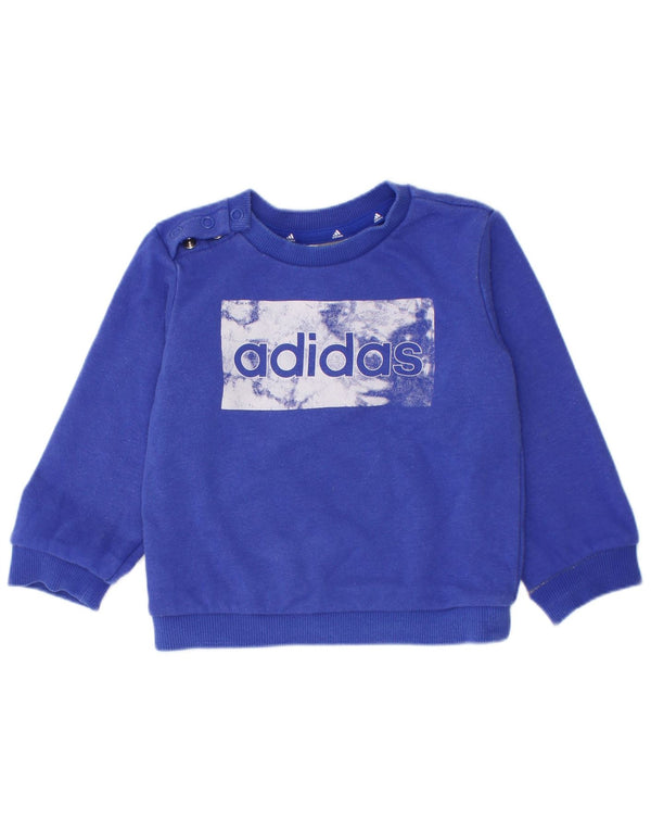 Adidas majica s motivima za dječake, 6-9 mjeseci, plavi pamuk