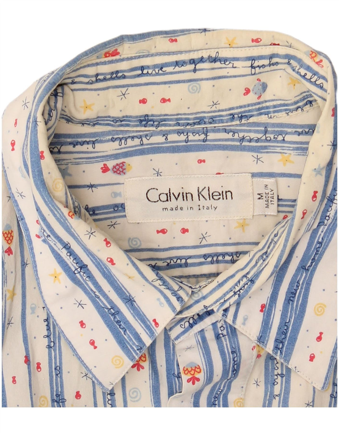 Calvin Klein muška košulja kratkih rukava, srednji pamuk na bijele pruge