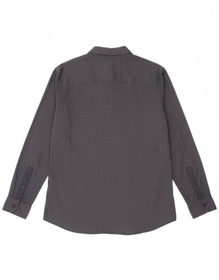 AVIREX Mens Shirt Medium Blue Cotton