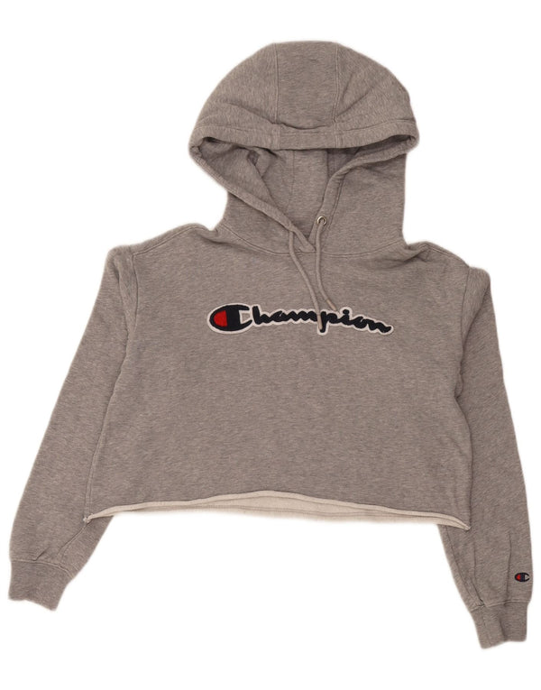 Champion ženska prevelika kratko majica s kapuljačom UK 10 Small Grey Flected
