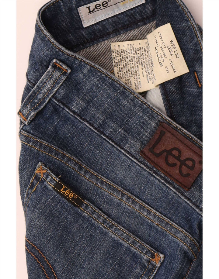 Lee ženske traperice Leola Bootcut W26 L28 plavi pamuk