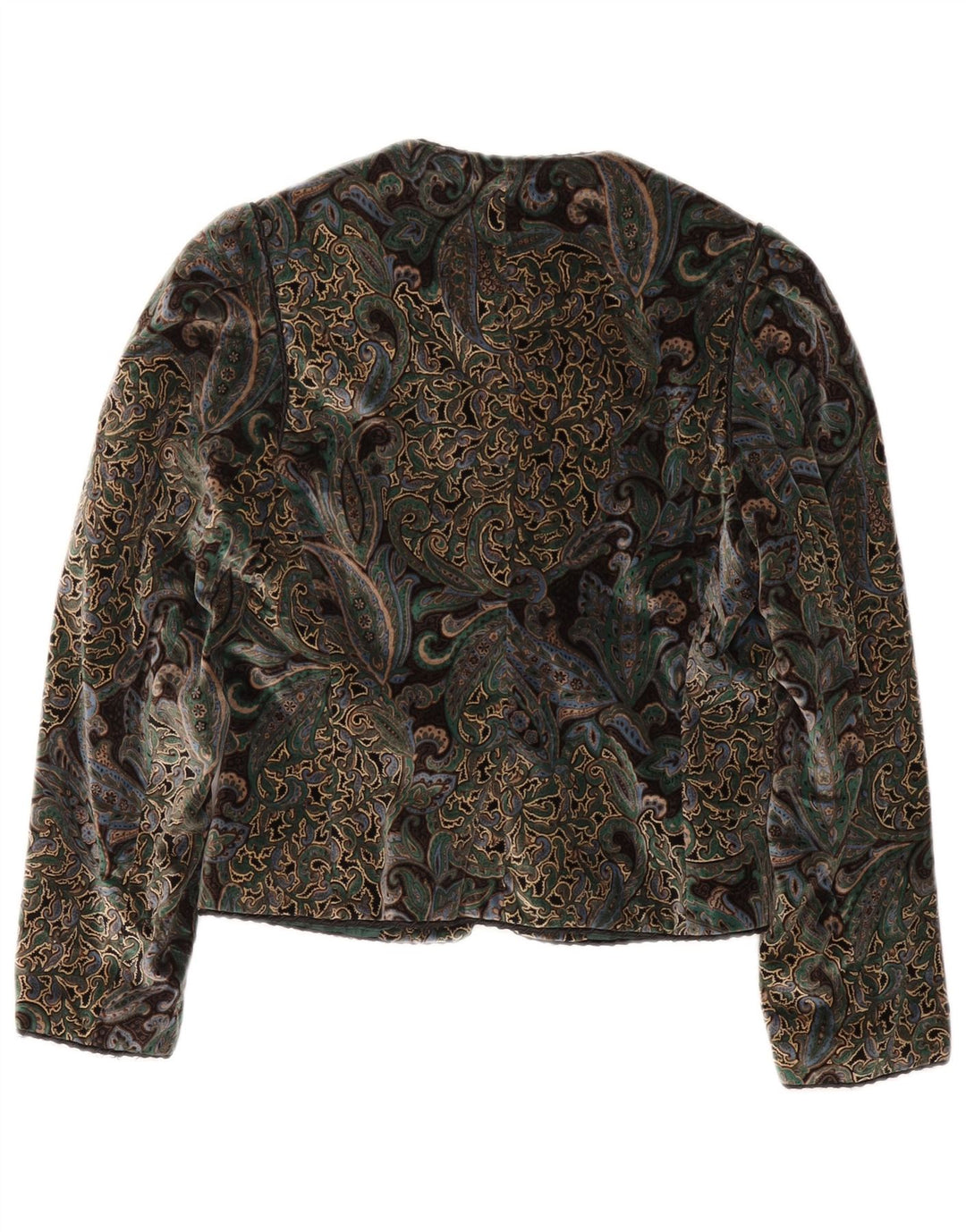 Vintage ženski sako s 5 gumba EU 40, srednje raznobojni paisley