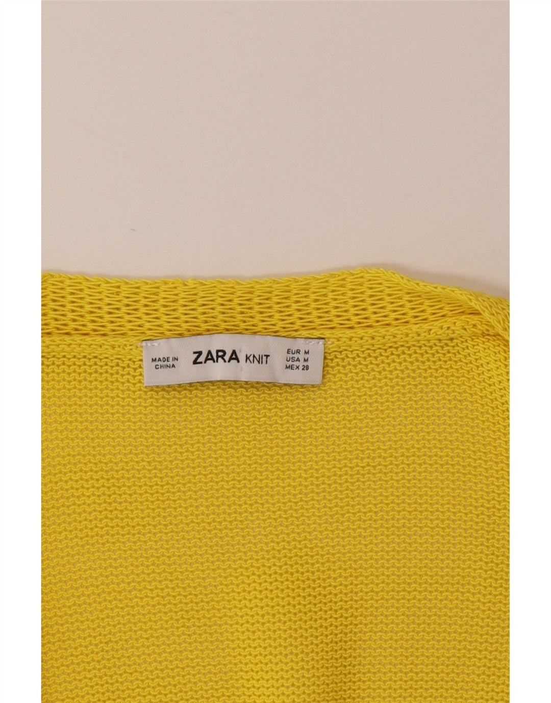 Preveliki ženski kardigan pulover Zara UK 12 Srednje žuta