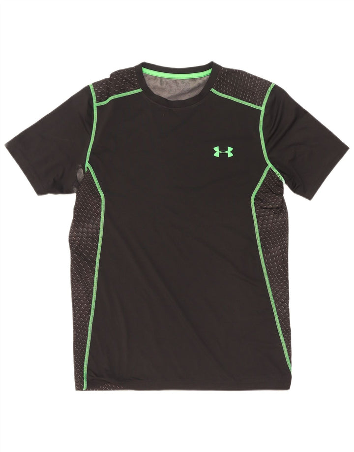 Under Armour muška majica kratkih rukava Mali crni geometrijski poliester
