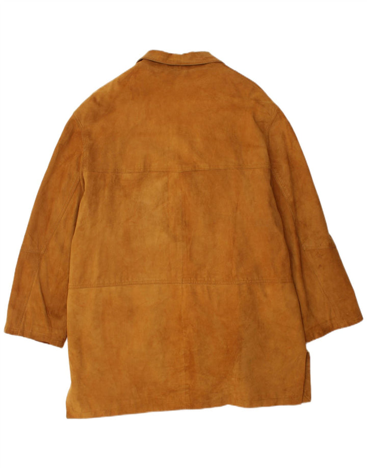 VINTAGE Ženska antilop jakna UK 18 XL smeđa koža