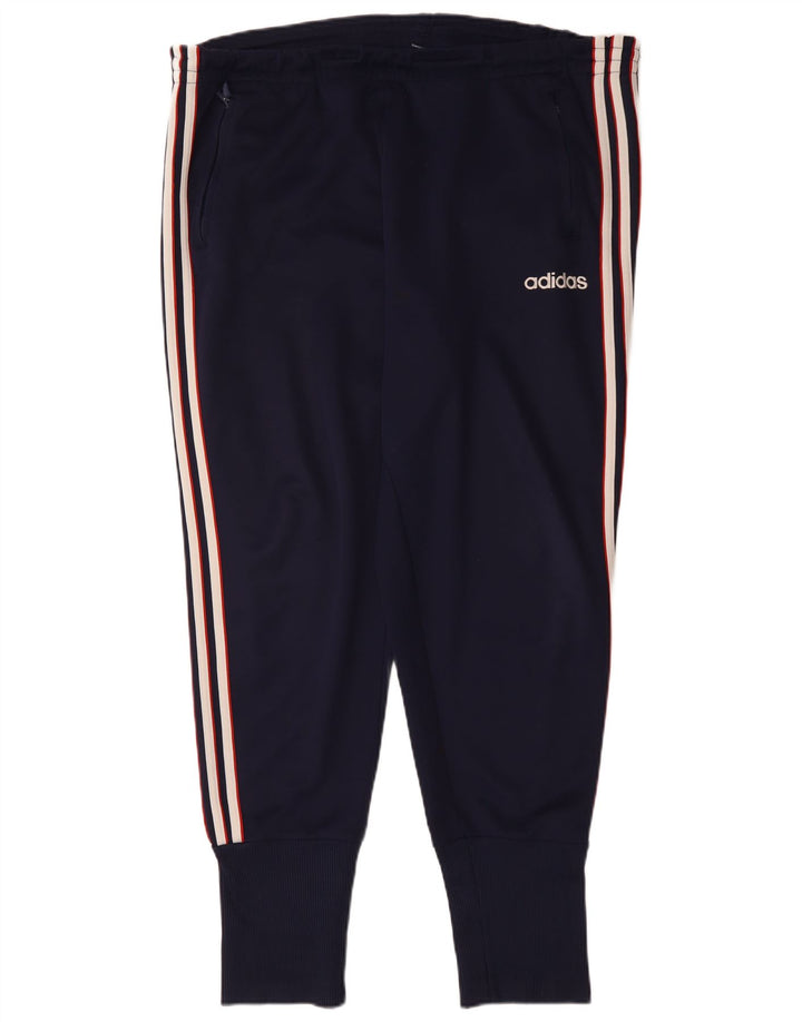 ADIDAS muške trenirke hlače Joggers UK 44/46 veliki tamnoplavi poliester