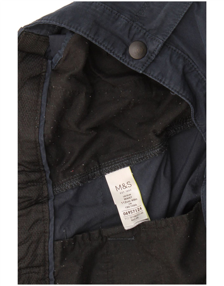 Marks & Spencer muške kargo kratke hlače W44 2XL tamnoplavi pamuk