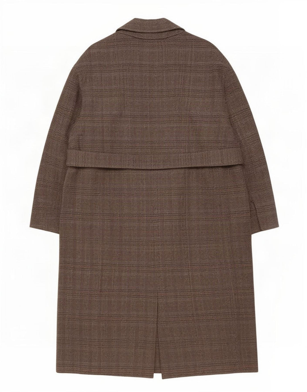 Zara ženski kaput UK 16 Large Grey Riblja kost vuna