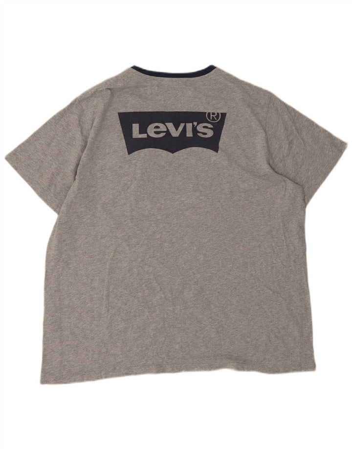 Levi's muška majica s grafičkim motivima XL, sivi pamuk