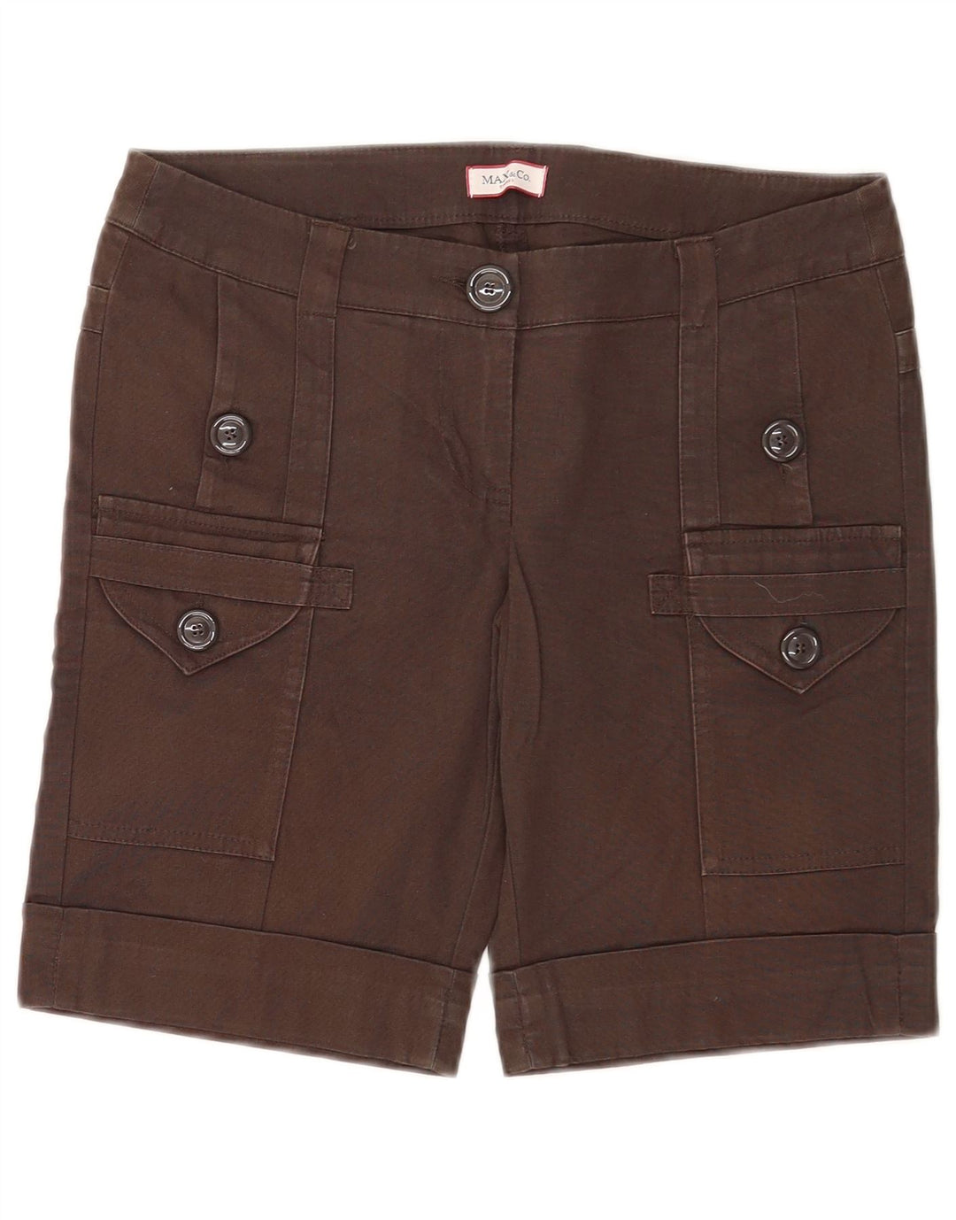Max & Co. Ženske kargo kratke hlače UK 8 male W29 smeđi pamuk