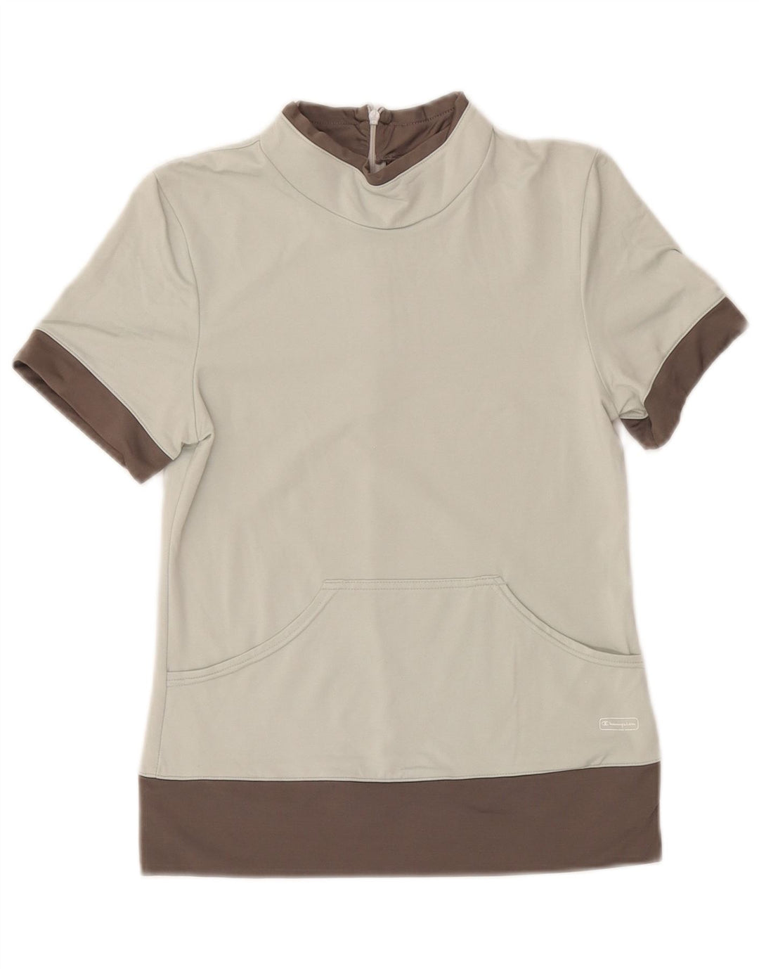 Champion ženski džemper kratkih rukava UK 14 velikih sivih blokova