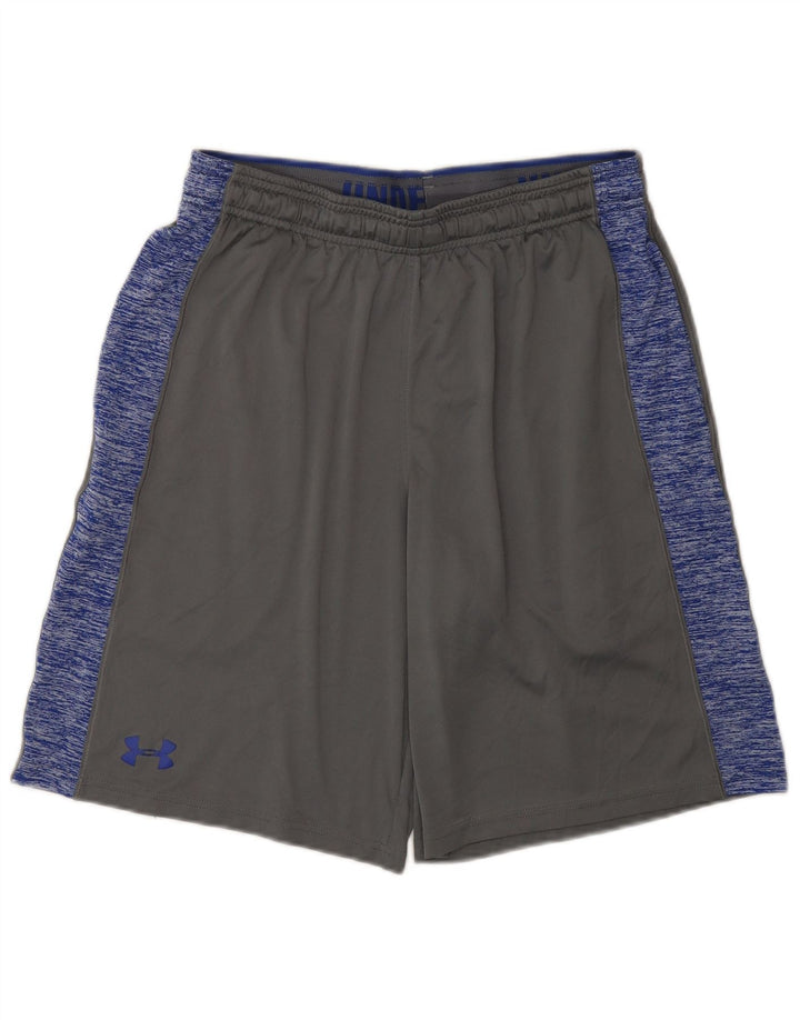 Under Armour muške sportske kratke hlače srednje sive boje od poliestera