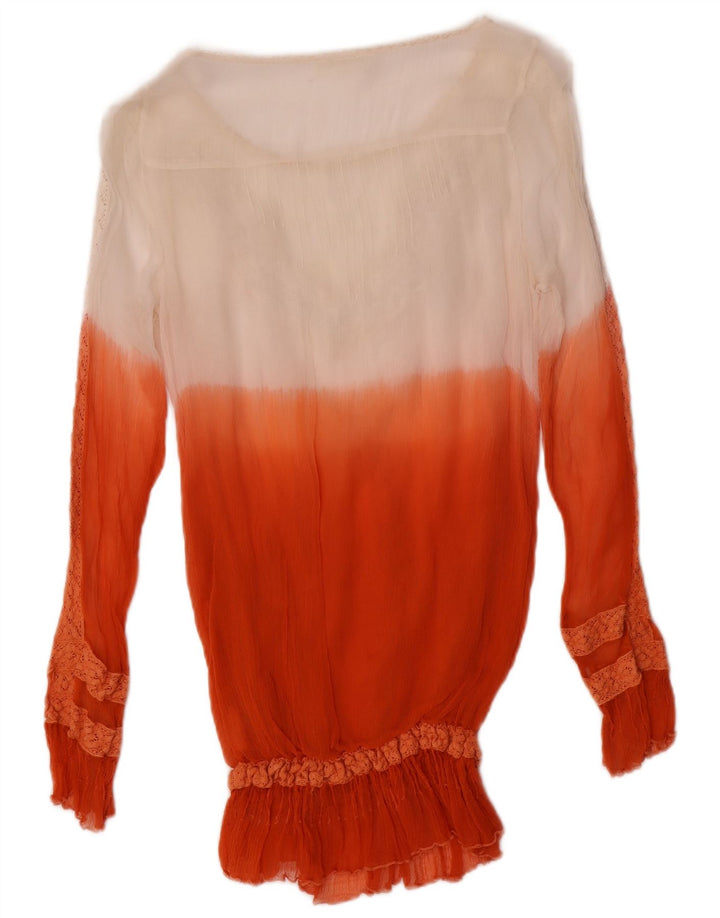 GUESS Ženski gornji dio prozirne bluze UK 10 Small Red Colourblock