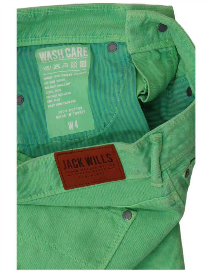 JACK WILLS Ženska traper suknja UK 4 XS W26 Zeleni pamuk