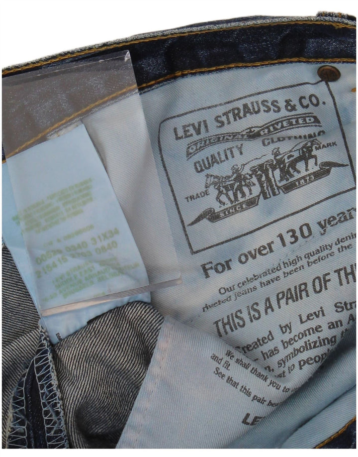 LEVI'S ženska traper suknja W31 srednje tamnoplavi pamuk