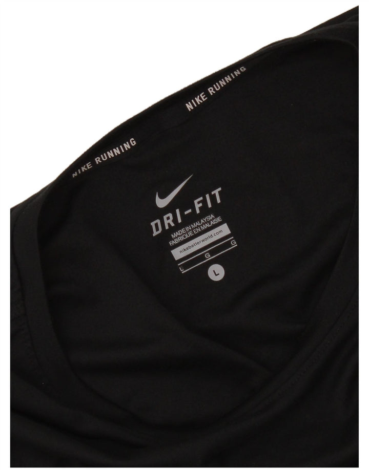Nike ženska majica s dugim rukavima Dri Fit UK 14 velika crna