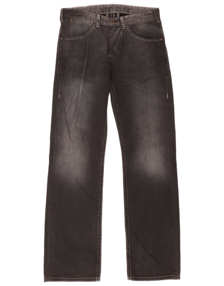 Levi's muške ravne traperice W30 L34 sivi pamuk