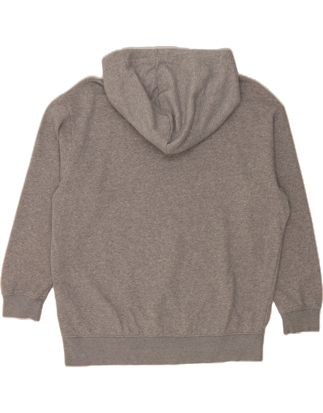 NIKE Womens Oversized Hoodie Jumper UK 14 Medium Grey Cotton Vintage Nike and Second-Hand Nike from Messina Hembry 