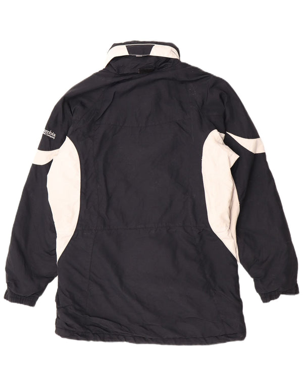 Columbia ženska prevelika podstavljena jakna UK 10 Mala tamnoplava boja