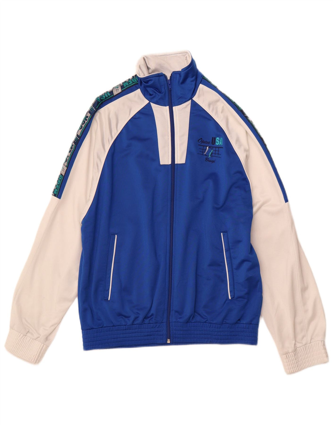 BRUGI muška gornja jakna trenirke IT 48 srednje plave boje