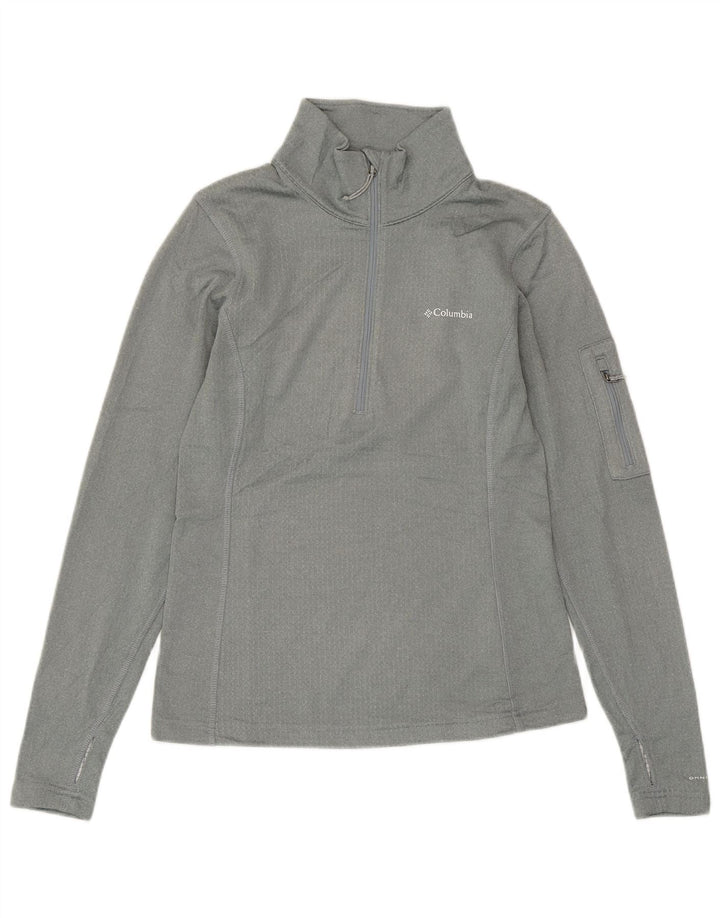 COLUMBIA Muška trenirka Omni-Wick Zip Neck Top XS Sivi poliester