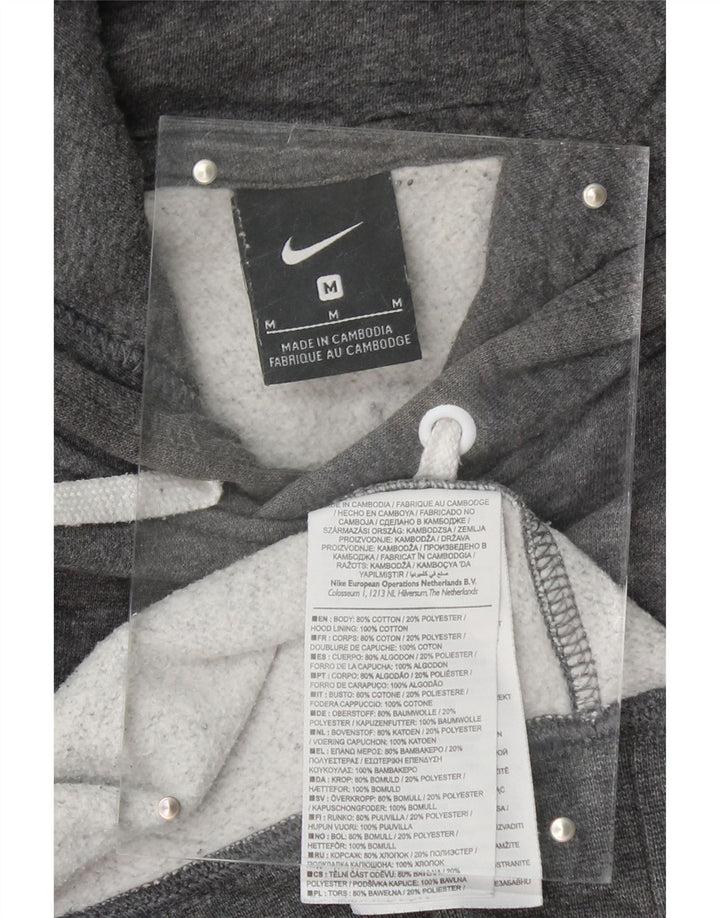 NIKE Mens Hoodie Jumper Medium Grey Cotton Vintage Nike and Second-Hand Nike from Messina Hembry 