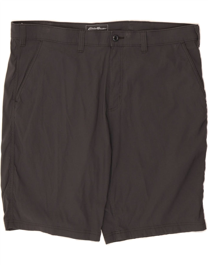EDDIE BAUER Mens Chino Shorts W42 2XL Grey Nylon Vintage Eddie Bauer and Second-Hand Eddie Bauer from Messina Hembry 