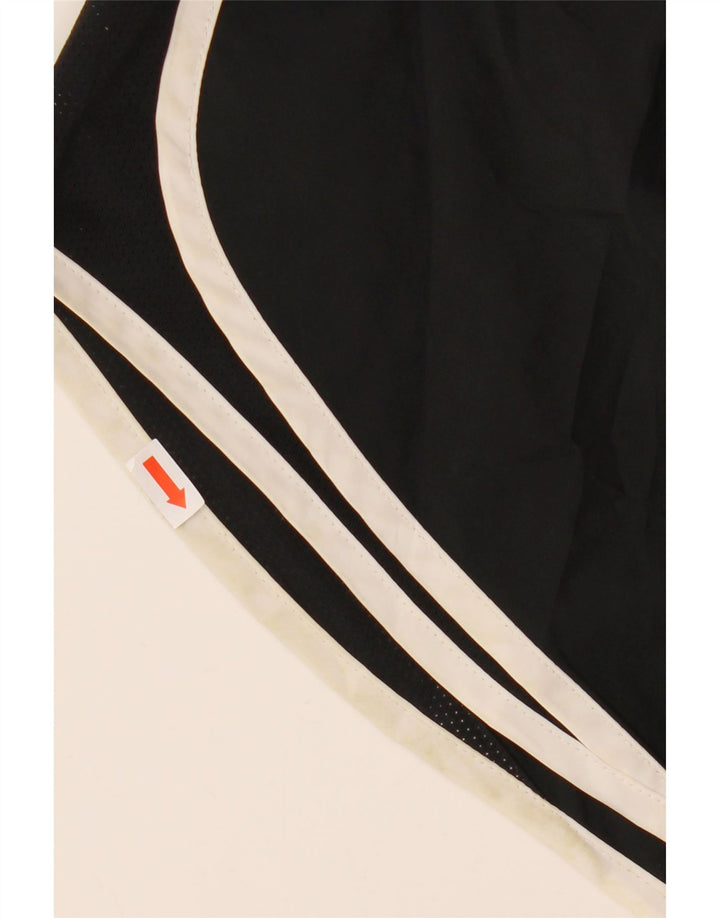 Nike ženske kratke sportske hlače Dri Fit UK 14 srednje crne boje od poliestera