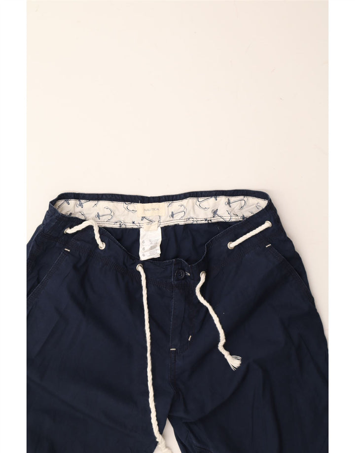 NAUTICA Womens Bermuda Shorts US 6 Medium W32  Navy Blue Cotton Vintage Nautica and Second-Hand Nautica from Messina Hembry 