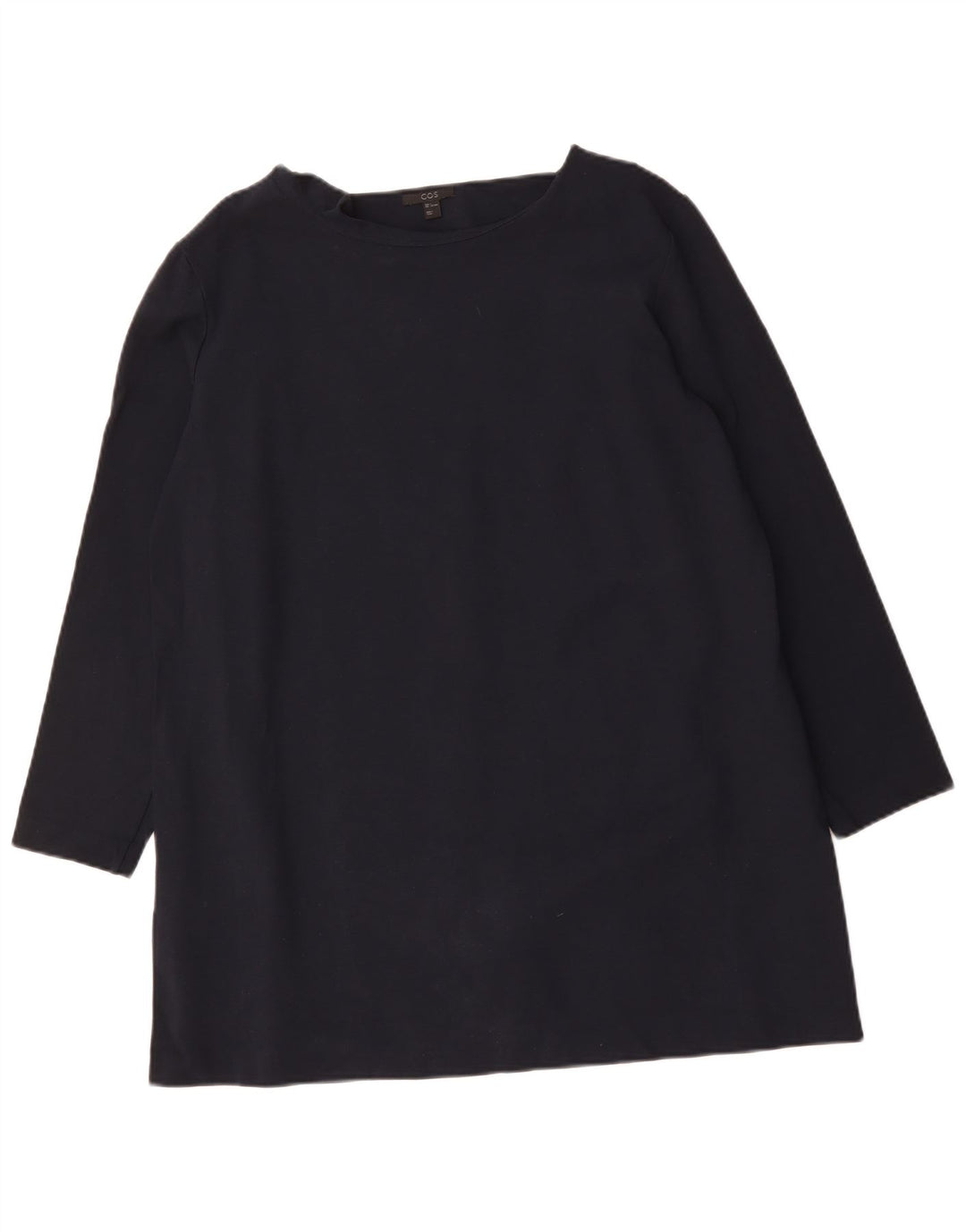 COS ženska haljina tunika UK 16 Velika tamnoplava viskoza