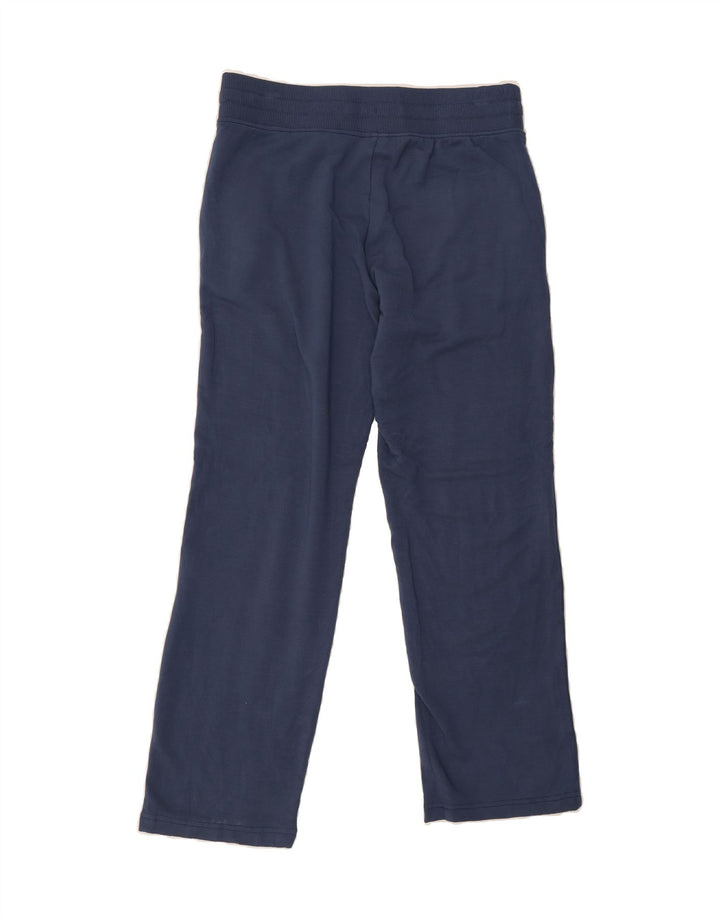 EDDIE BAUER Womens Tracksuit Trousers UK 14 Medium Navy Blue Modal Vintage Eddie Bauer and Second-Hand Eddie Bauer from Messina Hembry 