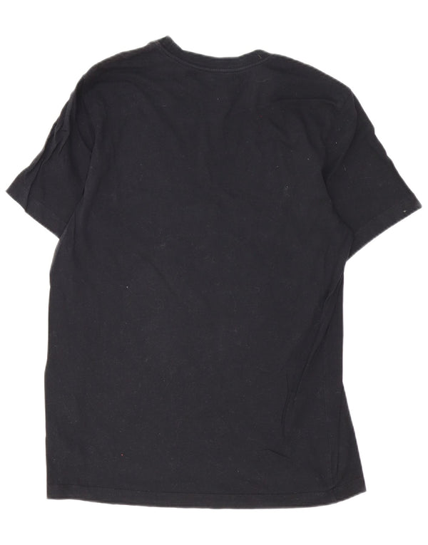 Nike Mens Swoosh Graphic T-Shirt Top srednje crni pamuk