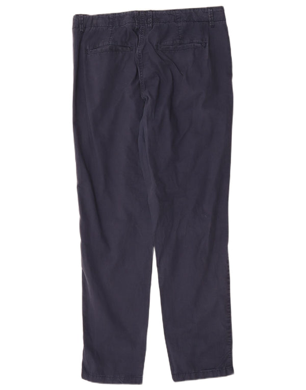 Marks & Spencer ženske uske chino hlače UK 12 srednje W32 L29 tamnoplave