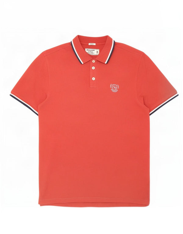 Abercrombie & Fitch muška polo majica XL ružičasti pamuk