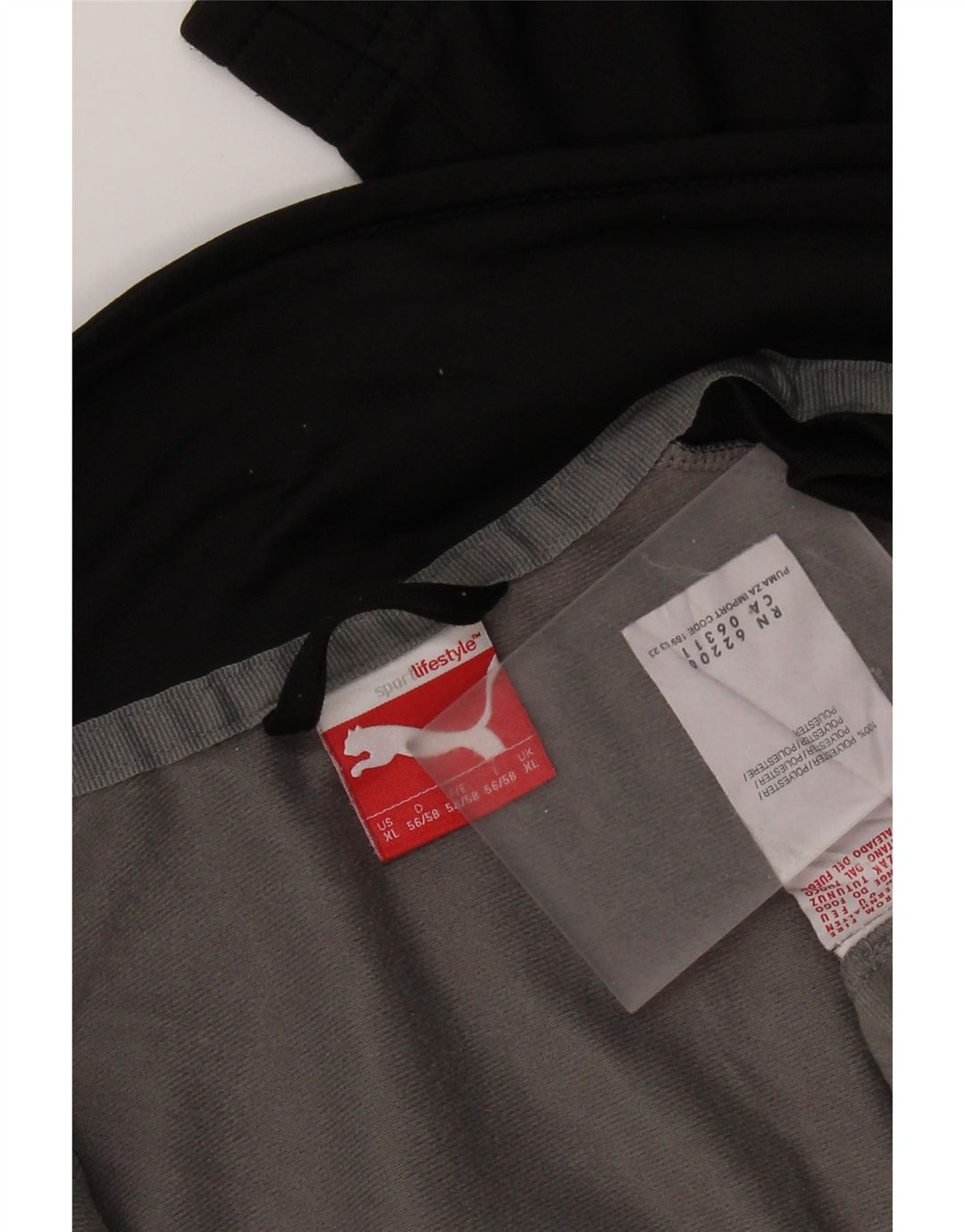 PUMA muška gornja jakna trenirke XL sivi poliester u boji