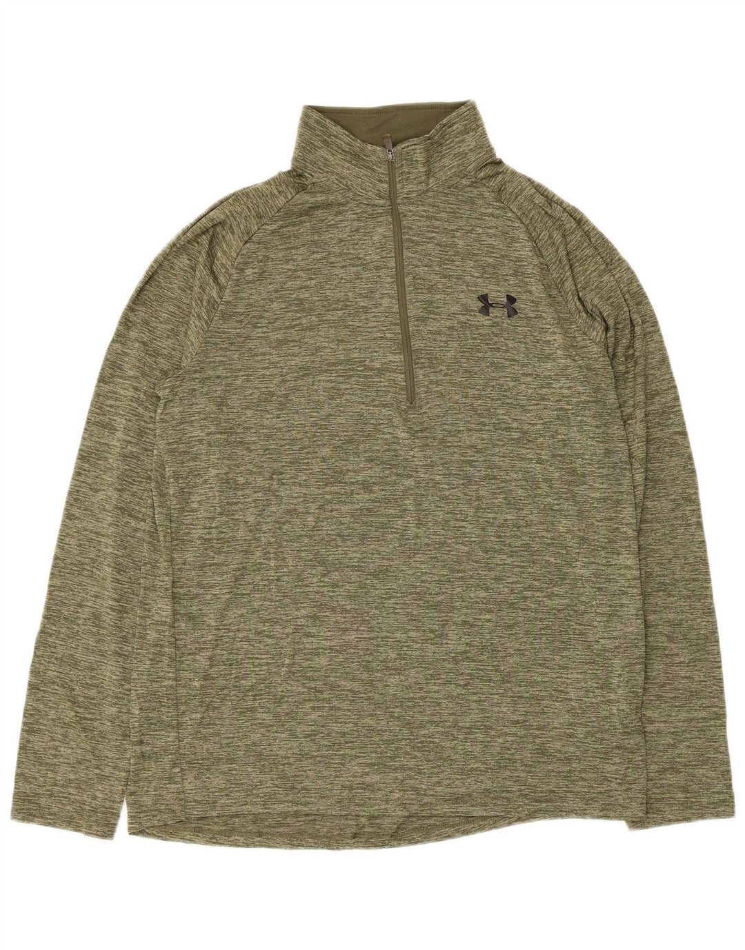 Under Armour, gornji dio trenirke s patentnim izrezom, srednji kaki s pjegama