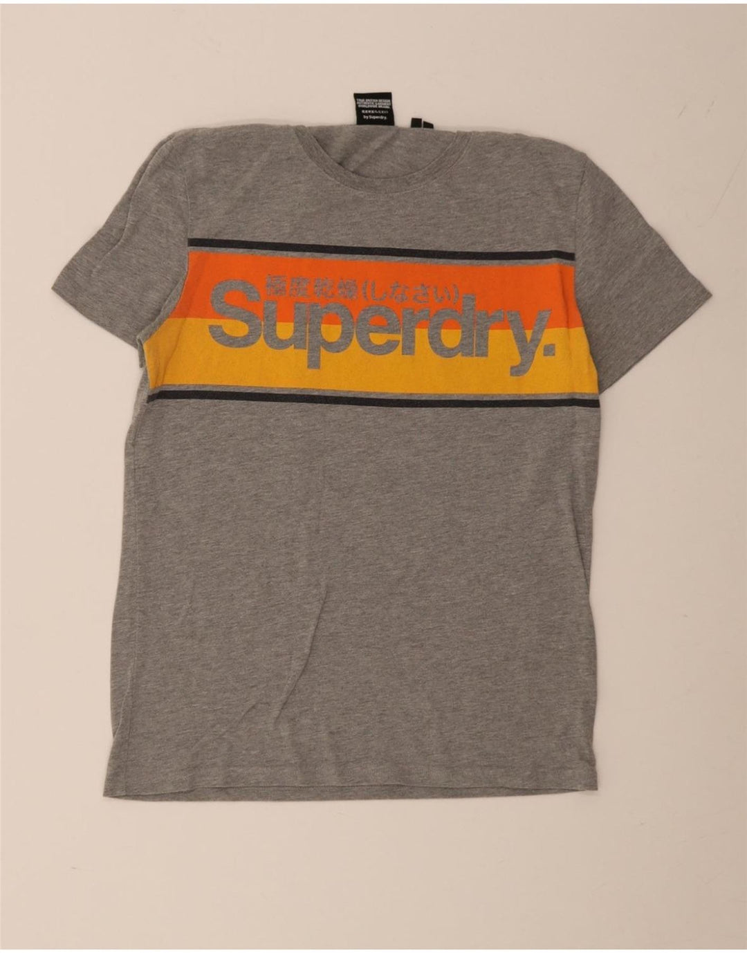 Superdry muška majica kratkih rukava s grafičkim motivima, srednje sivi pamuk