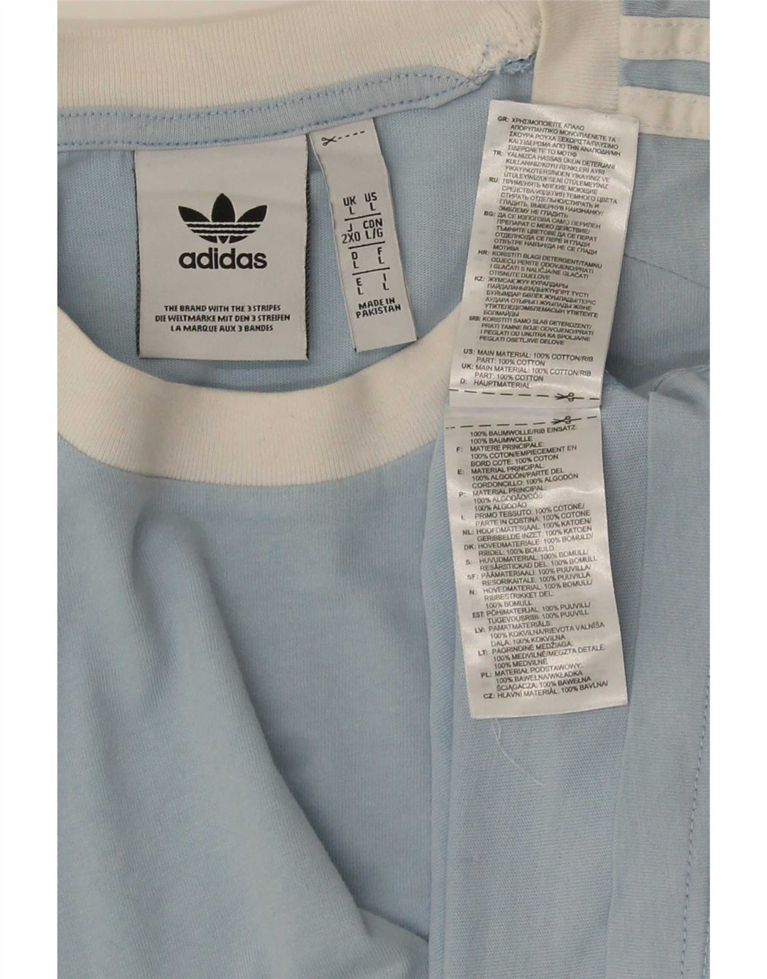 Adidas muška majica kratkih rukava velika plava pamuk