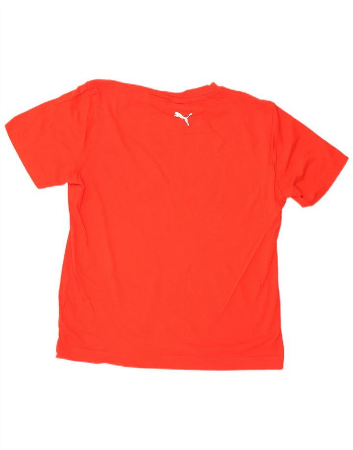 PUMA Mens Graphic T-Shirt Top Large Red Cotton
