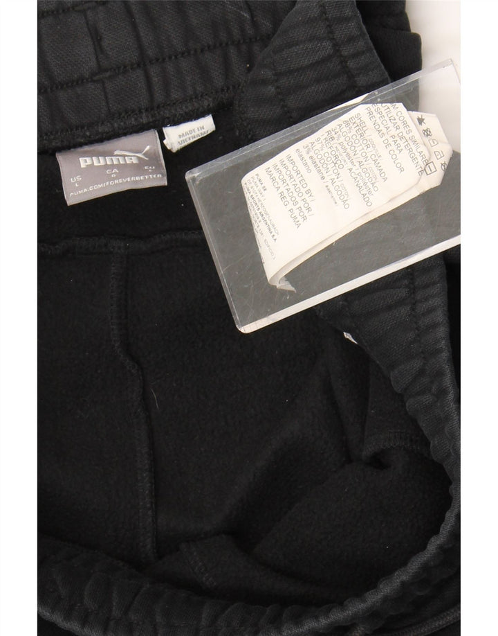 Puma muške trenirke Hlače Joggers Large Black Cotton