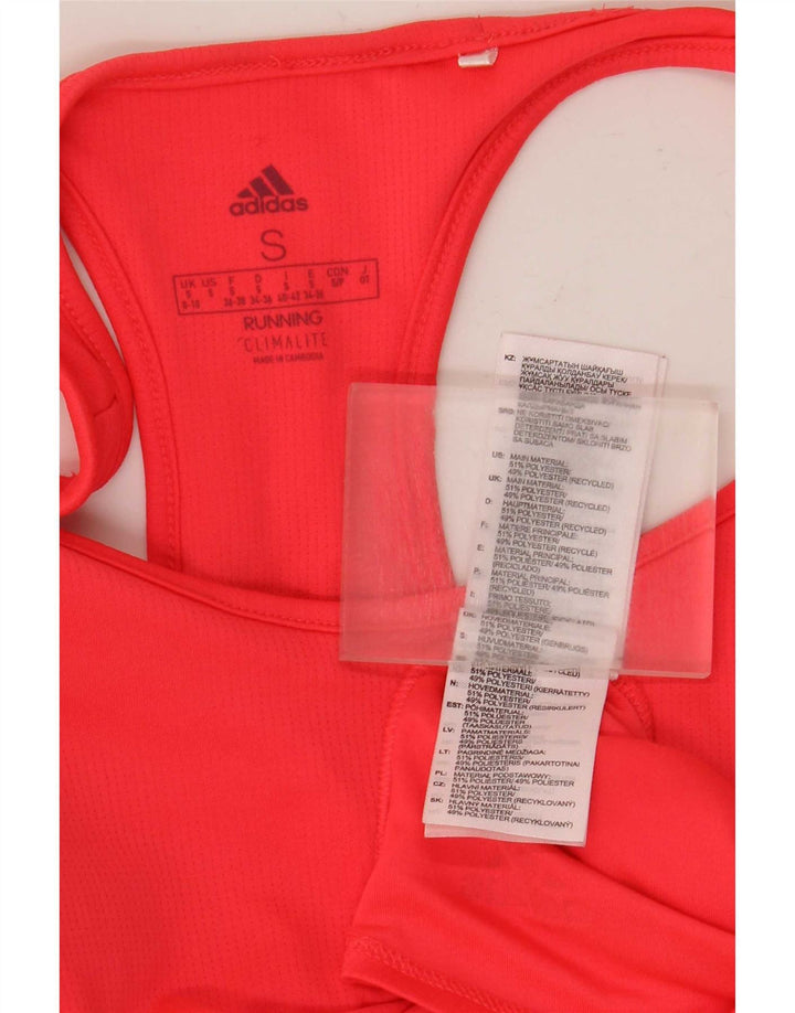 Adidas ženski Climalite prsluk UK 8/10 mali crveni poliester