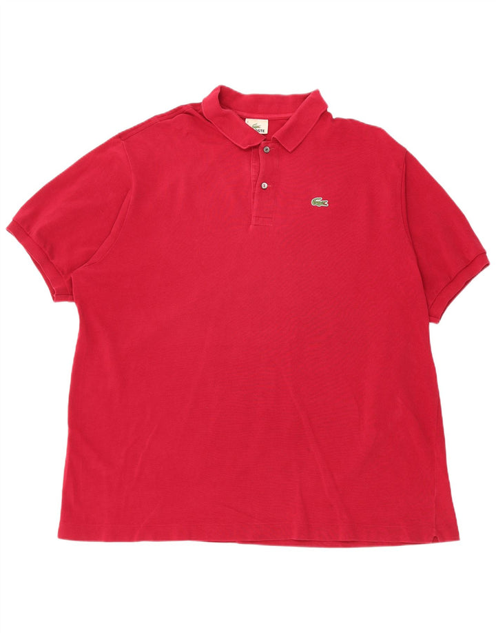 LACOSTE muška polo majica veličina 8 3XL crveni pamuk