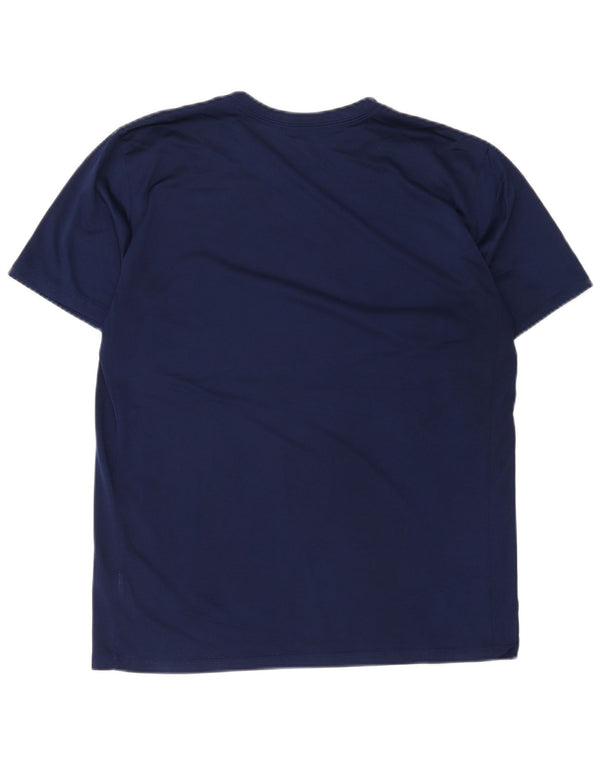 Nike Dri Fit Graphic T-Shirt Top Large Navy Blue
