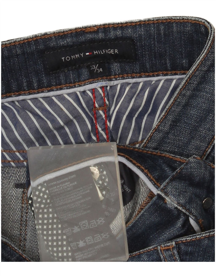 Tommy Hilfiger Ženske Bootcut traperice W33 L34 Plavi pamuk
