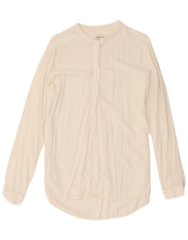 Dack's ženska pulover majica s dugim vezom UK 16 Large Off White Rayon