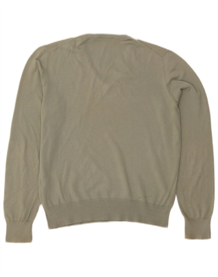 PRINGLE Ženski džemper s V-izrezom UK 14 Srednji kaki Argyle/Diamond