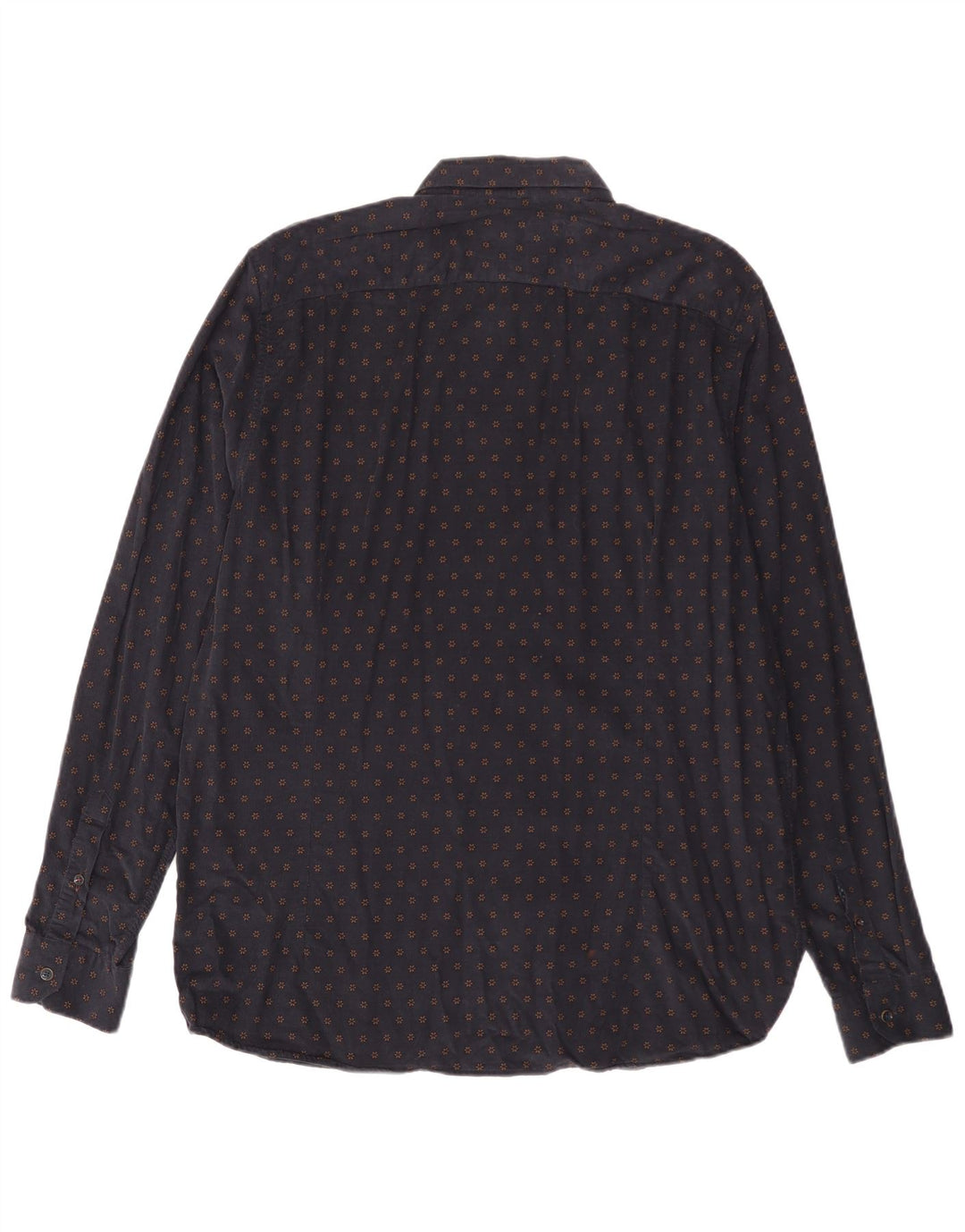 TED BAKER Muška košulja od samta Vel. 6 2XL Mornarsko plava cvjetna pamuk