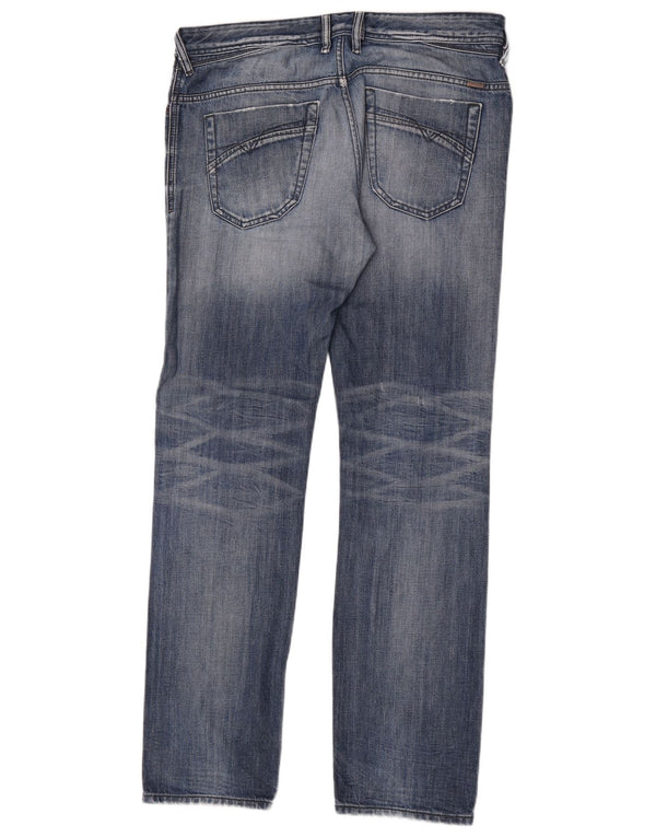 Diesel Mens Iakop Regular Slim Traperice sa suženim trapericama W34 L34 Plavi pamuk