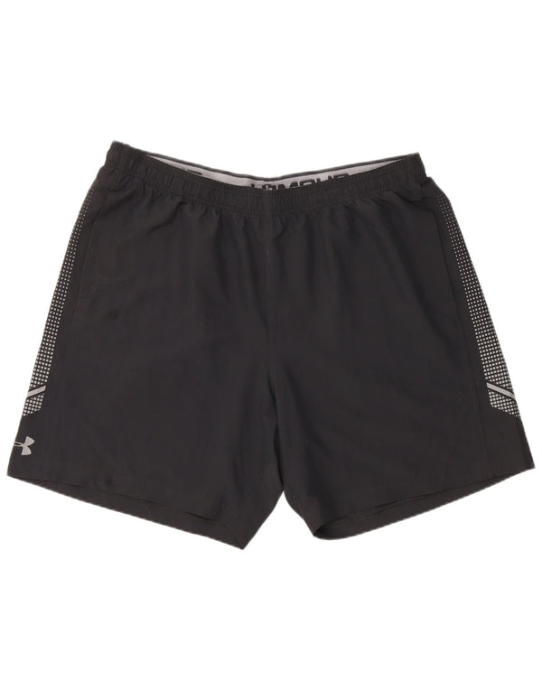 Under Armour muške sportske kratke hlače Heat Gear 2XL crni poliester