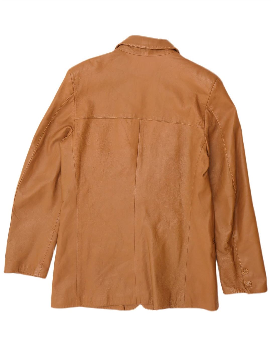 VINTAGE muška kožna jakna sa 2 gumba IT 48 srednje bež koža